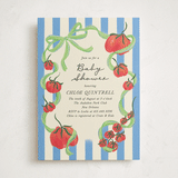 "Petit Pomodoro" - Baby Shower Invitations in Lime by Jackie Crawford - Front