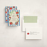 "Petit Pomodoro" - Baby Shower Invitations in Lime by Jackie Crawford - Assembled