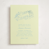 "Ciao Baby" - Baby Shower Invitations in Lemonade by Pati Cascino - Front