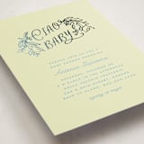 "Ciao Baby" - Baby Shower Invitations in Lemonade by Pati Cascino - Detail