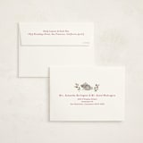 "Trellis" - Baby Shower Invitations in Mulberry by Sarah Knight - FREE Recipient Addressing
