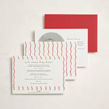 "Cherry Sweet" - Baby Shower Invitations in Cherry Pie by Erin German - Back of Card Options