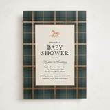 "Wesley" - Baby Shower Invitations in Juniper by Kate Ahn - Front