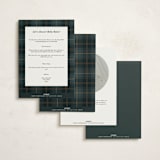 "Wesley" - Baby Shower Invitations in Juniper by Kate Ahn - Back of Card Options
