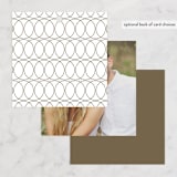 "Modern Take" - Bridal Shower Favor Tags in Snow by Yaling Hou Suzuki - Back of Card Options