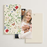 "Wild meadow" - Bridal Shower Favor Tags in Elder Flower by Sarah Knight - Back of Card Options
