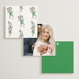 "Tied Bouquet" - Bridal Shower Favor Tags in Lawn by mo kelley - Back of Card Options