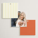 "Pickleball & Prosecco" - Bridal Shower Favor Tags in Citrus by Ashlee Townsend - Back of Card Options