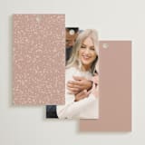 "showers" - Bridal Shower Favor Tags in Sand by JoAnn Jinks - Back of Card Options