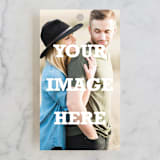 "The Big Picture" - Bridal Shower Favor Tags in Ivory by Minted - Front