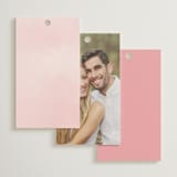 "Florista Modernista" - Bridal Shower Favor Tags in Azalea by Petra Kern - Back of Card Options