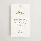 "Verdure" - Bridal Shower Favor Tags in Garden by Leah Bisch - Front