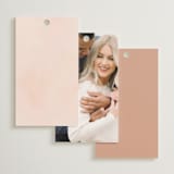 "Organic Florals" - Bridal Shower Favor Tags in Blush by Susan Moyal - Back of Card Options