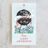 "Red hot bbq" - Bridal Shower Favor Tags in Pepper by Paper Sun Studio - Front