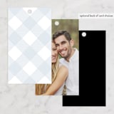 "Red hot bbq" - Bridal Shower Favor Tags in Pepper by Paper Sun Studio - Back of Card Options