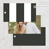 "the essentials" - Bridal Shower Favor Tags in Onyx by Sara Hicks Malone - Back of Card Options