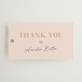 "Let's Brunch" - Bridal Shower Favor Tags in Petal by Sandra Picco Design - Front