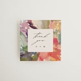 "Pretty" - Bridal Shower Favor Tags in Peach by Lori Wemple - Front