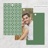 "Hyde Park" - Bridal Shower Favor Tags in Meadow by Melanie Kosuge - Back of Card Options