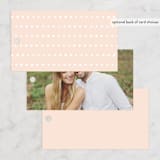 "Leafy Crown" - Bridal Shower Favor Tags in Petal by Kristie Kern - Back of Card Options