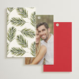 "Tropical Brunch" - Bridal Shower Favor Tags in Coral by Susan Moyal - Back of Card Options