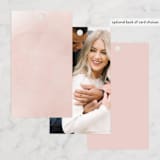 "Sweet Bride" - Bridal Shower Favor Tags in Blush by Petra Kern - Back of Card Options