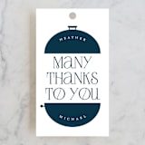 "I Do BBQ Grill" - Bridal Shower Favor Tags in Water by Heather Schertzer - Front