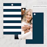 "I Do BBQ Grill" - Bridal Shower Favor Tags in Water by Heather Schertzer - Back of Card Options