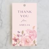 "Sweet Dreams" - Bridal Shower Favor Tags in Blush by Teju Reval - Front
