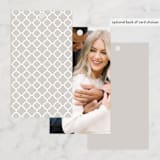 "Posh" - Bridal Shower Favor Tags in Waterlily by Melanie Kosuge - Back of Card Options