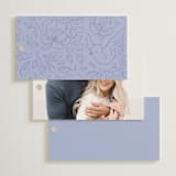 "Love Birds" - Bridal Shower Favor Tags in Porcelain by Rebecca Smith - Back of Card Options