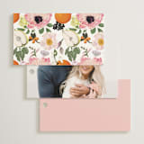 "Enchanted" - Bridal Shower Favor Tags in Peony by Susan Moyal - Back of Card Options