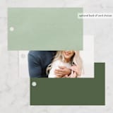 "Verde" - Bridal Shower Favor Tags in Meadow by Everett Paper Goods - Back of Card Options