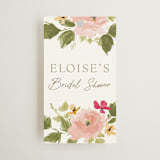"Felicity" - Bridal Shower Favor Tags in Carnation by Everett Paper Goods - Front