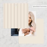 "Boho Branch" - Bridal Shower Favor Tags in Cream by Robert and Stella - Back of Card Options