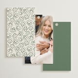 "Blooming" - Bridal Shower Favor Tags in Sage by Kelly Watkins - Back of Card Options
