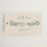 "Doodled" - Bridal Shower Favor Tags in Meadow by Petra Kern - Front