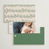 "Doodled" - Bridal Shower Favor Tags in Meadow by Petra Kern - Back of Card Options