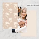 "Silhouette" - Bridal Shower Favor Tags in Meadow by Owl and Toad - Back of Card Options