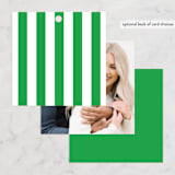 "Bold Initials" - Bridal Shower Favor Tags in Lawn by mo kelley - Back of Card Options