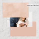 "Serene" - Bridal Shower Favor Tags in Champagne by Everett Paper Goods - Back of Card Options