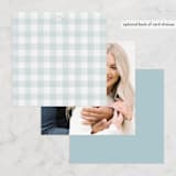 "Charming" - Bridal Shower Favor Tags in Sky by Lea Delaveris - Back of Card Options