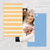 "Augusta" - Bridal Shower Favor Tags in Melon by Megan Davis - Back of Card Options