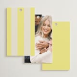 "Campania" - Bridal Shower Favor Tags in Limone by Megan Davis - Back of Card Options