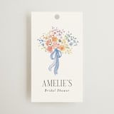 "Amelie" - Bridal Shower Favor Tags in Summer by Itsy Belle Studio - Front