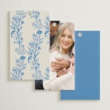 "Wine & Dine" - Bridal Shower Favor Tags in Porcelain by Elly - Back of Card Options