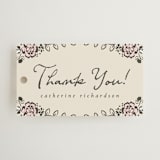 "Gathering Joy" - Bridal Shower Favor Tags in Champagne by Ana de Sousa - Front