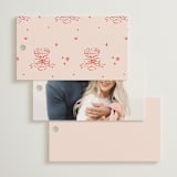 "Cheers to Love" - Bridal Shower Favor Tags in Scarlet by Cass Loh - Back of Card Options