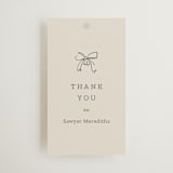 "Wedding Sketches" - Bridal Shower Favor Tags in Cement by Baumbirdy - Front