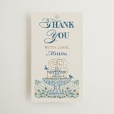 "Garden Gate" - Bridal Shower Favor Tags in Garden by Paper Sun Studio - Front